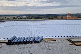 Hodonice, Saint-Gobain Adfors CZ - modernizace střechy Skárny