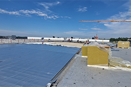 Hodonice, Saint-Gobain Adfors CZ - modernizace střechy Skárny