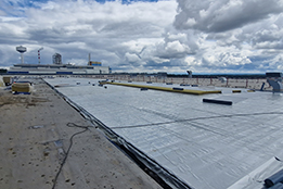 Hodonice, Saint-Gobain Adfors CZ - modernizace střechy Skárny