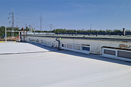 Hodonice, Saint-Gobain Adfors CZ - modernizace střechy Skárny