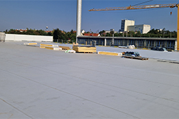 Hodonice, Saint-Gobain Adfors CZ - modernizace střechy Skárny