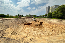 Hodonice - ŽB retenční nádrž