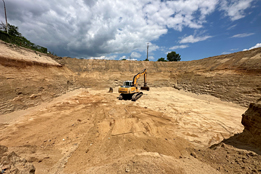 Hodonice - ŽB retenční nádrž