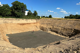 Hodonice - ŽB retenční nádrž