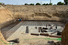 Hodonice - ŽB retenční nádrž