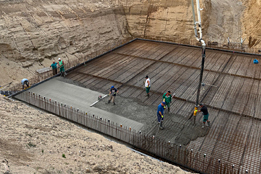 Hodonice - ŽB retenční nádrž