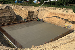 Hodonice - ŽB retenční nádrž