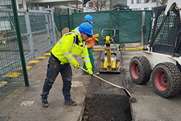 JE Dukovany - Inženýrské sítě pro sklad OOPP 2025