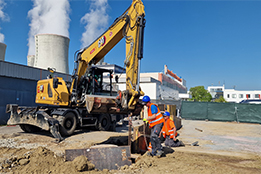 JE Dukovany - Inženýrské sítě pro sklad OOPP 2025