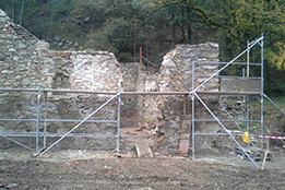 NP Podyjí, Stará papírna - částečná statická sanace objektu