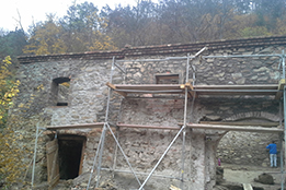 NP Podyjí, Stará papírna - částečná statická sanace objektu