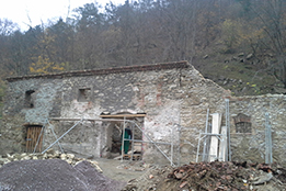 NP Podyjí, Stará papírna - částečná statická sanace objektu