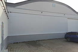 Rousínov, Industry park - stavební úpravy haly C