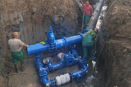 Vodovodní přivaděč Moravské Budějovice - Slavětice