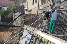 Znojmo, Staré město - opěrná zeď